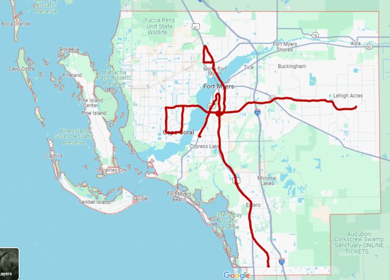 Fed Up Parade Map